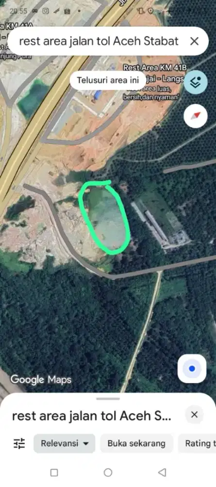 Jual tanah 1 hektar 125juta