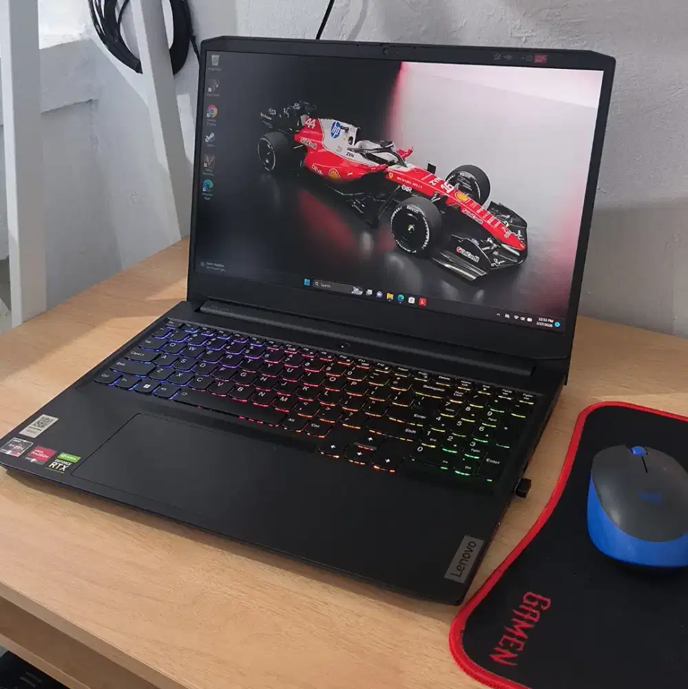 Ideapad Gaming 3 100% sRGB Ryzen 7 Rtx 3050 85W laptop gaming