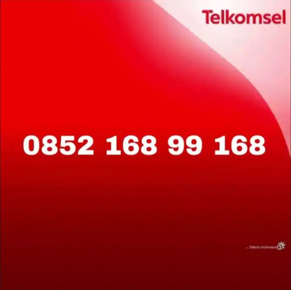 NOMOR CANTIK TELKOMSEL PRABAYAR DOUBLE HOKI 168
