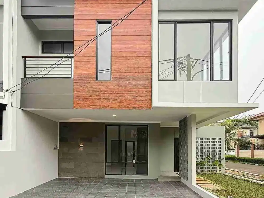 Rumah Hook Baru Bagus di Kucica Bintaro Jaya Sektor 9, Tangerang Selatan