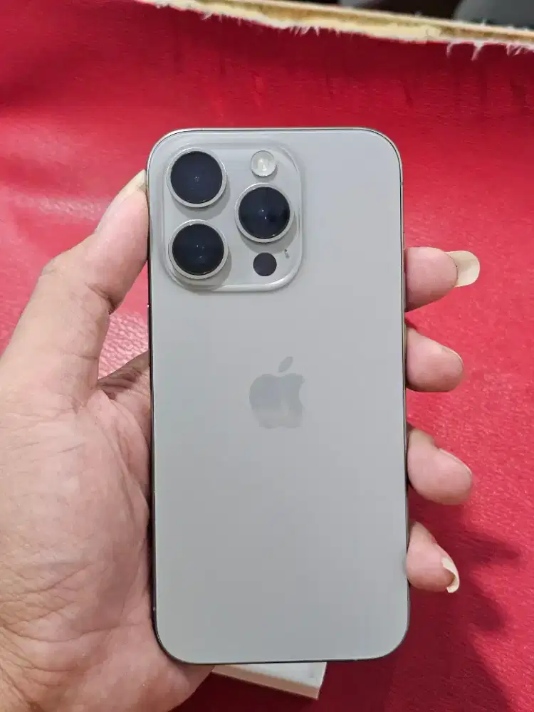 Iphone 15 pro 128gb ibox bh87 ori like new fulset ori