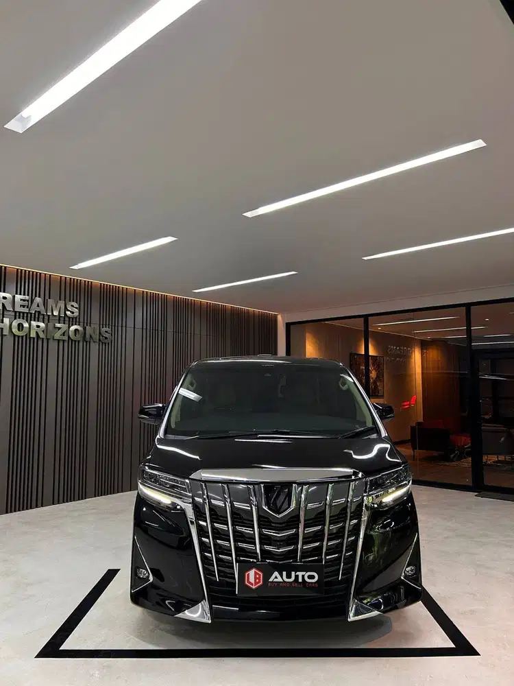 Toyota Alphard 2.5 G TSS ATPM 2023 Hitam Km24rb Nik 2022 B2978UII