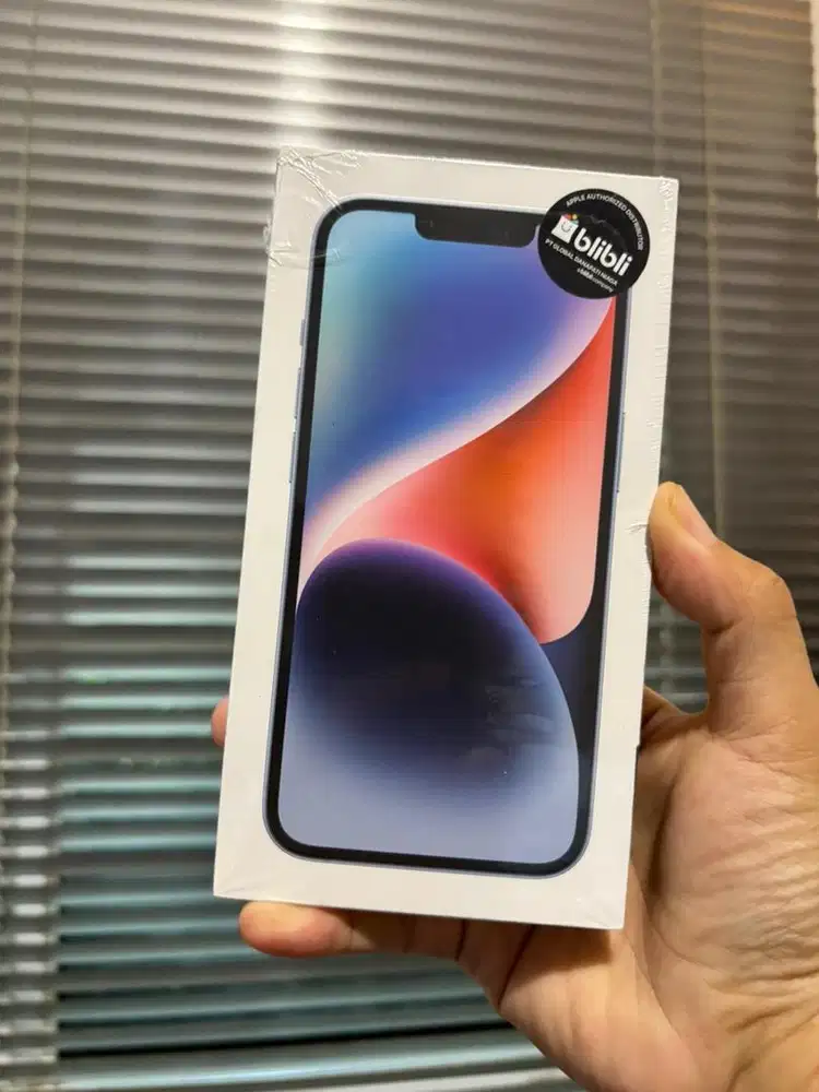 Iphone 14 128gb blue new segel garansi resmi indonesia