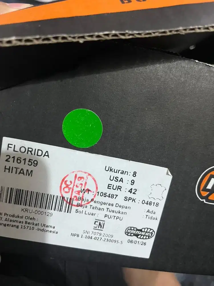 Sepatu Safety Krusher