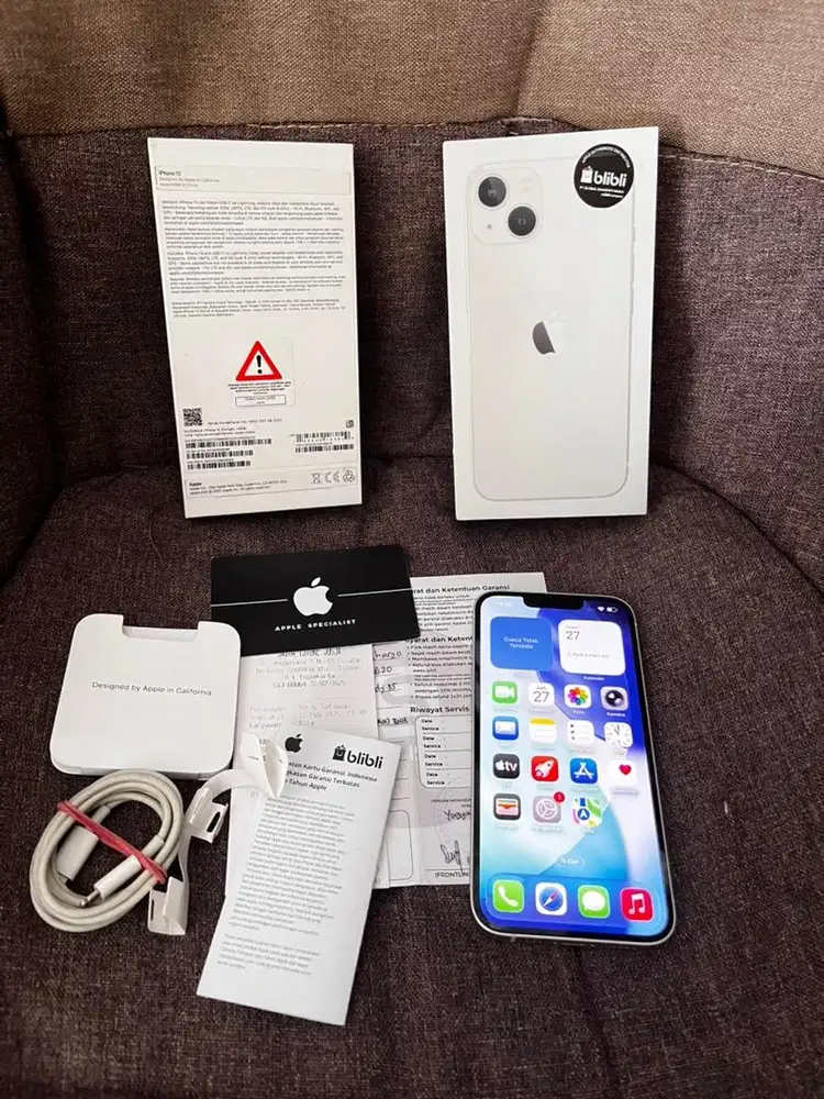 Iphone 13 ibox 128 gb starlight mulus