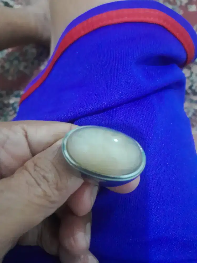 Di jual batu pandan kapas mulus ring titanium super minat wa