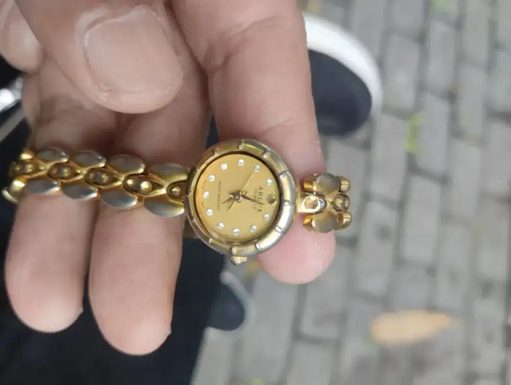 Jam Tangan wanita Ablux Swiss Gold 18K