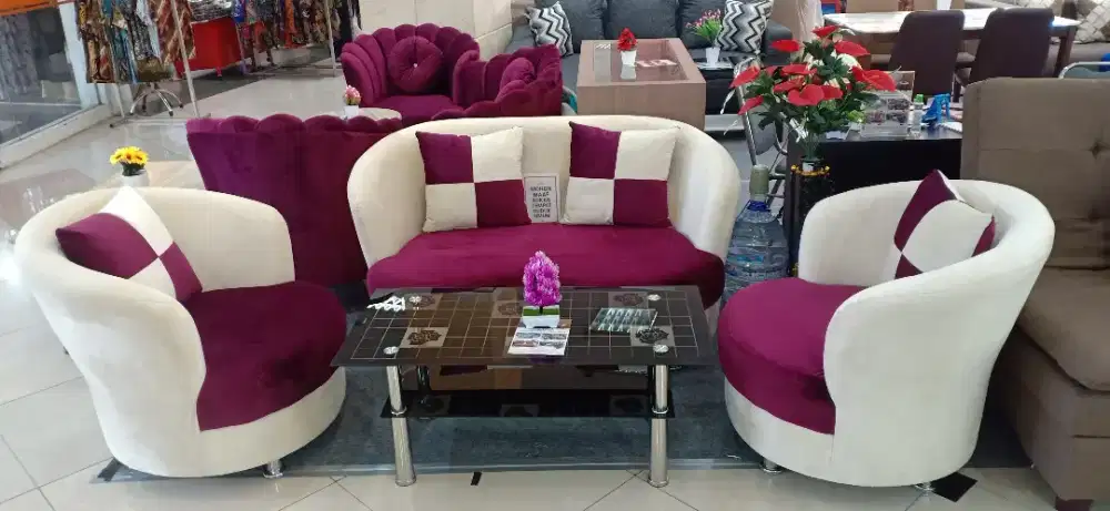 Sofa 211 bahan full bludru