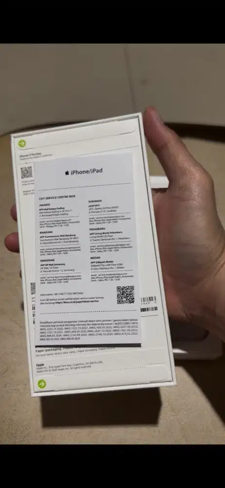 Iphone 17 promax silver 256 resmi ibox