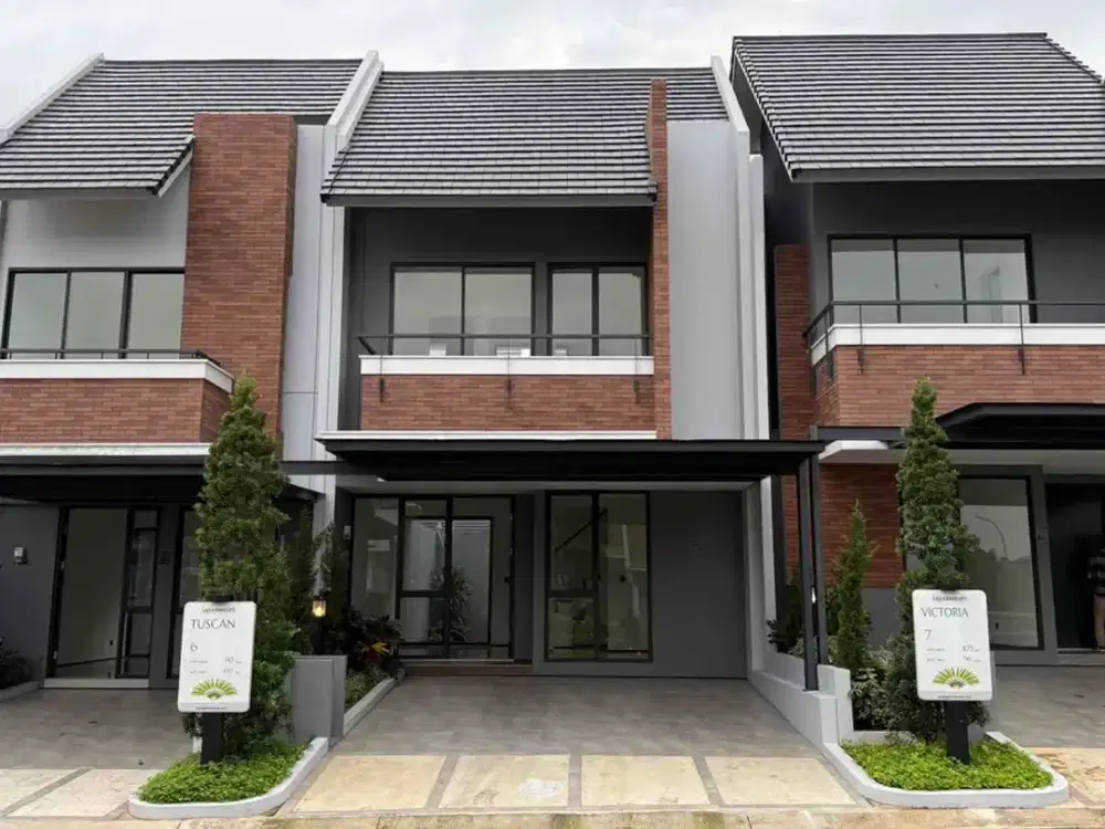 Dijual Kawasan Riverisde Rumah Mewah 2 Lantai Konsep Modern Classic