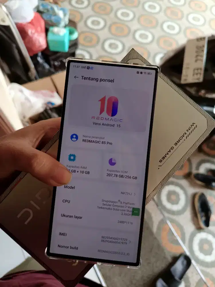Nubia redmagic 8s pro fulset garansi 2027