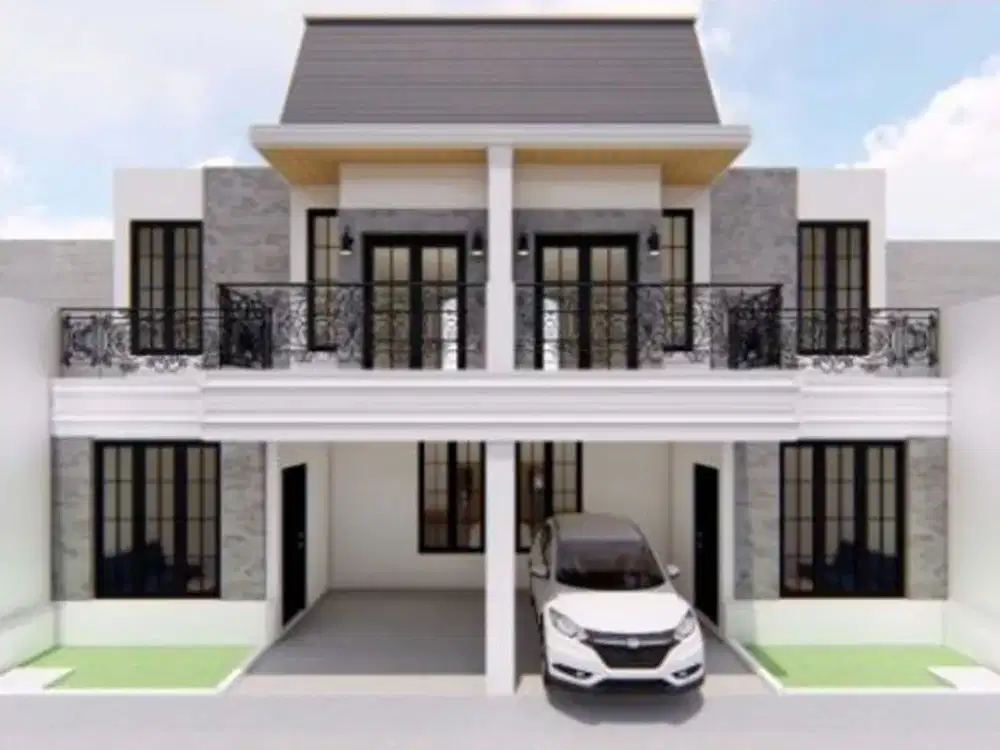 Brand New House Rumah Rooptop 3 Lantai  Harjamukti Cibubur Nempel MRT Cibubur Lokasi Strategis Dekat Pintu Tol