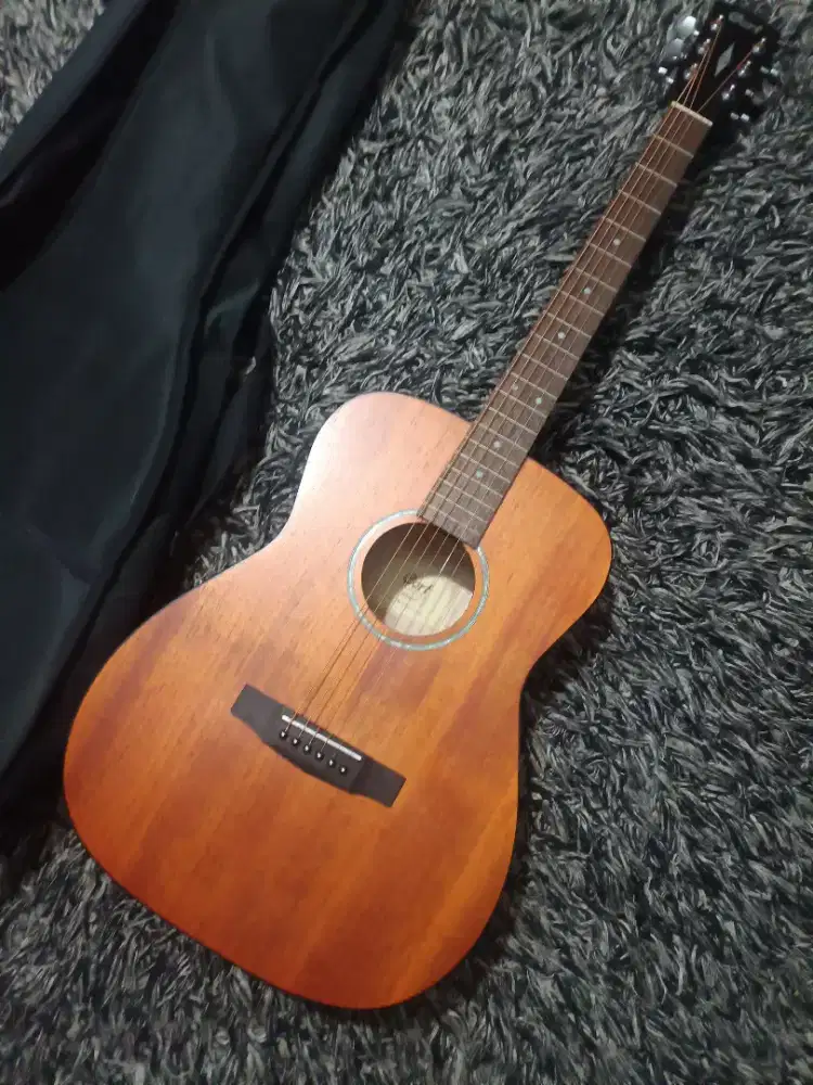 Gitar Akustik Elektrik CORT AF510E solid Mahogany