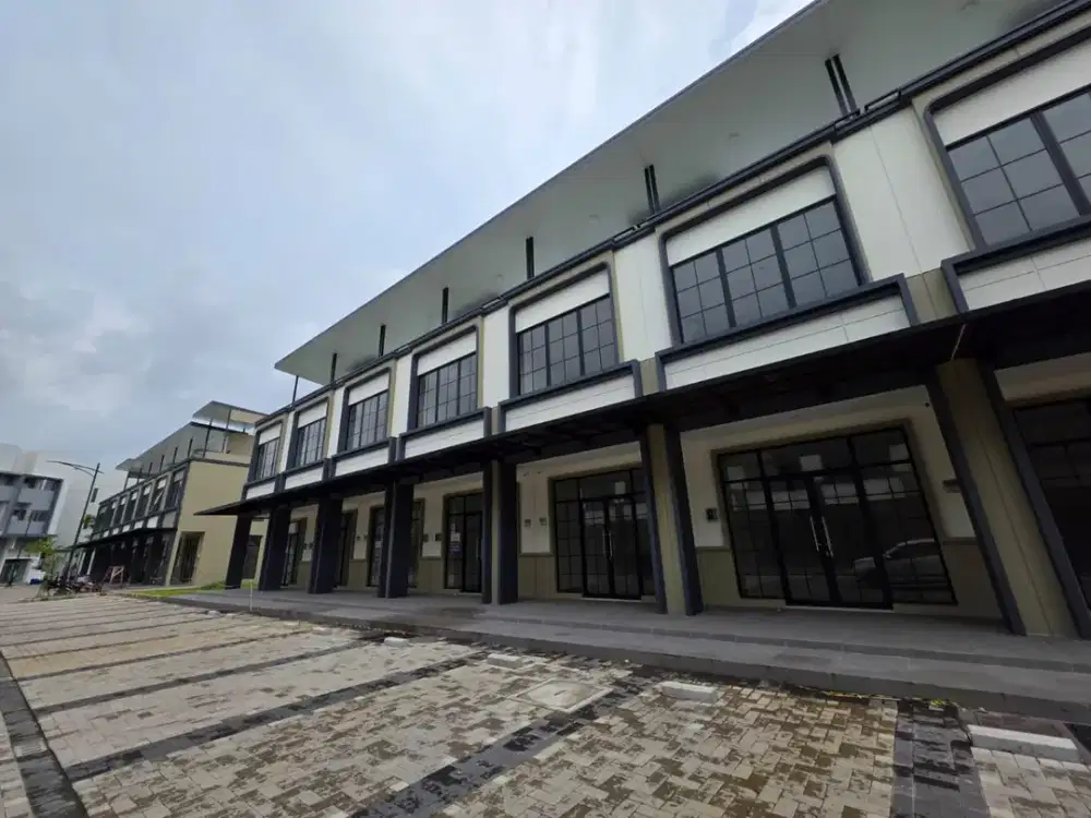 Ruko Hudson 2 lantai ada Rooftop harga termurah 80 Juta per tahun