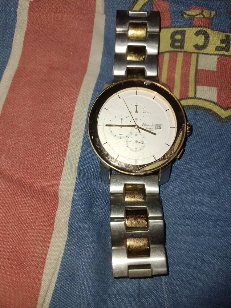 Dijual Jam tangan Alexandre Christie Chronograph Original