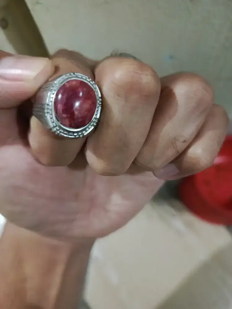 batu akik red borneo