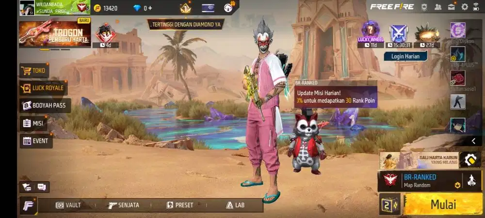 Lelang Akun free fire