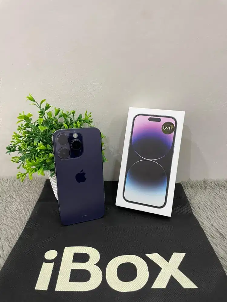IPhone 14 Pro 256GB iBox Purple mulus Fullset BH 86% 3Utool 98