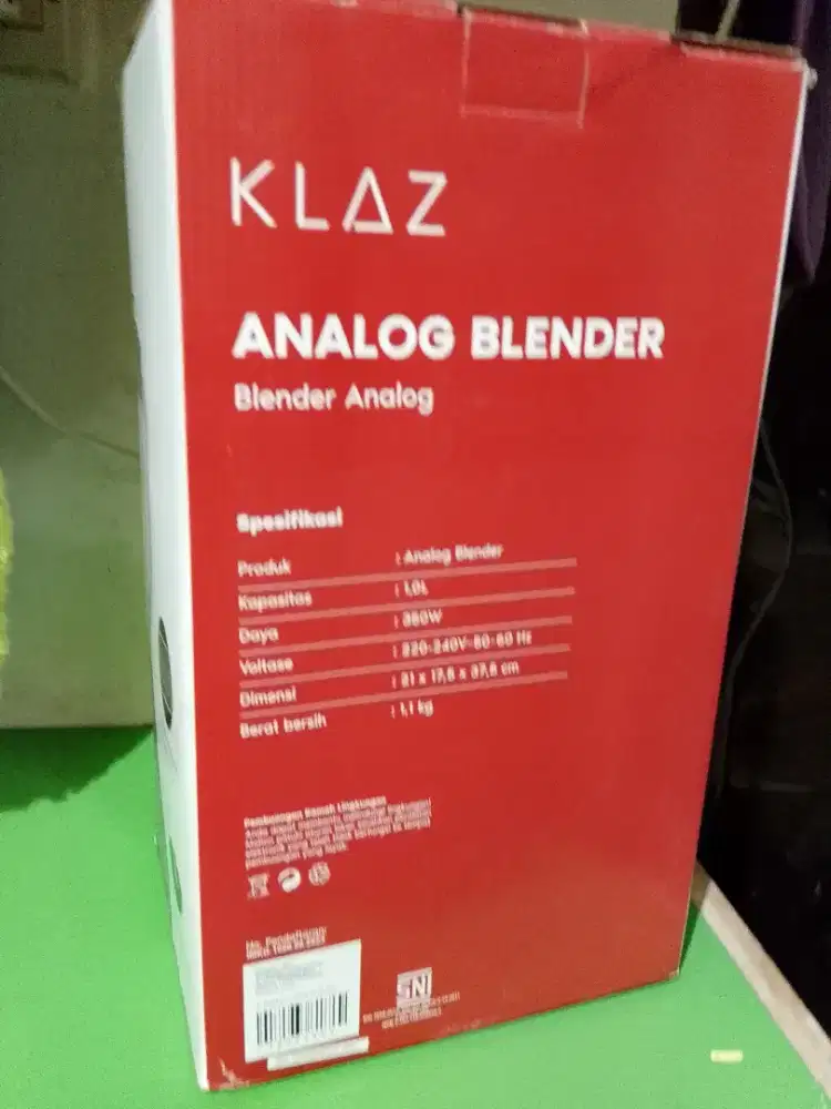 KLAZ Blender food grade 2 speed 1 liter