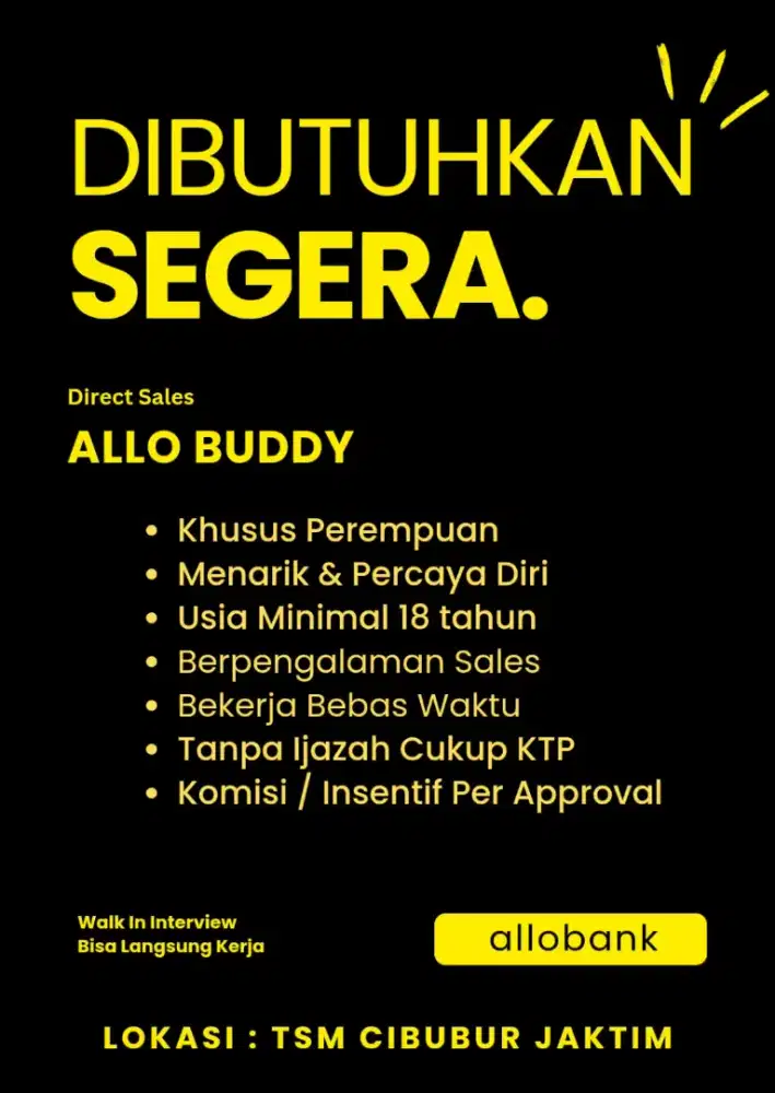 LOKER SALES PERBANKAN JAKARTA SELATAN
