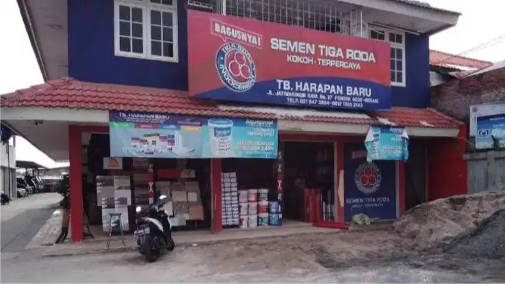 Plang Reklame Papan Nama toko bangunan & buat neon box minimarket Solo
