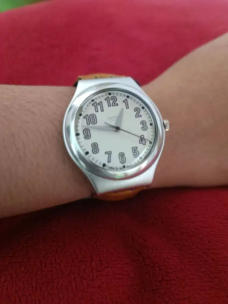 Swatch Irony Big Nightflight YGS1000 Water Resistant Swiss Made