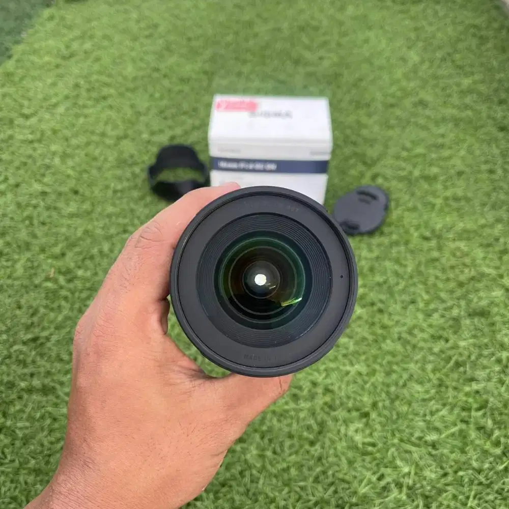 Lensa Sigma 16mm f1.4 DC DN fullset dus box for Fujifilm X Mount