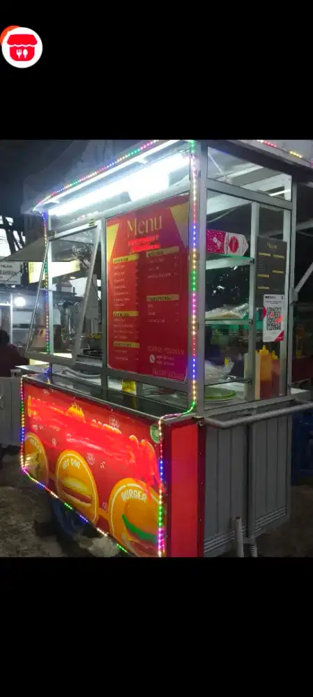 Gerobak kebab murah