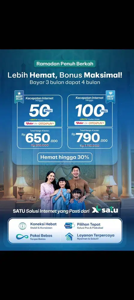 XL satu wifi murah