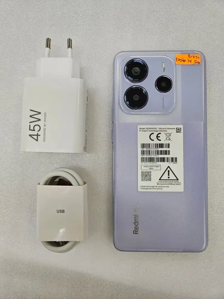 redmi note 14 5G 8/256gb garansi resmi