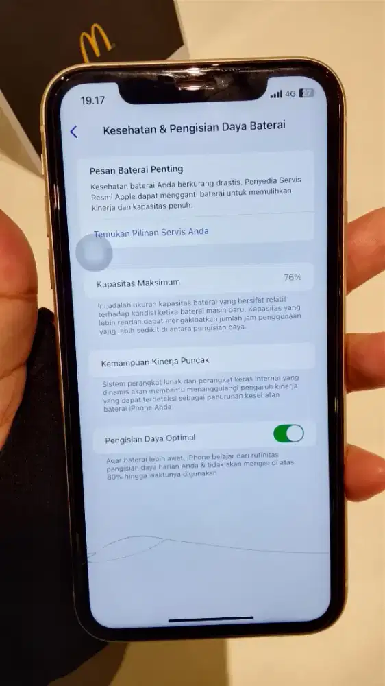 iPhone 11 64gb pemakaian pribadi