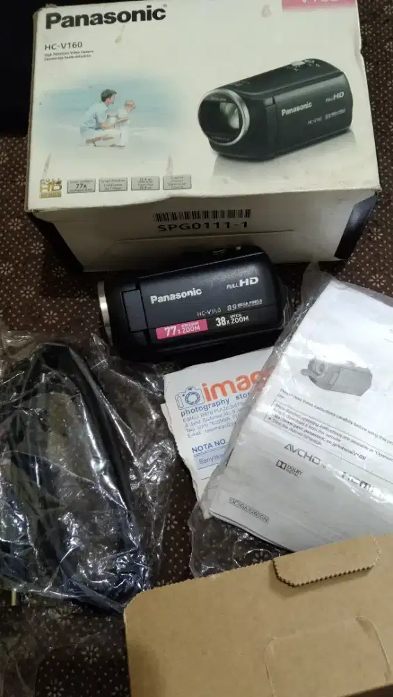 Handycam panasonic HC V160