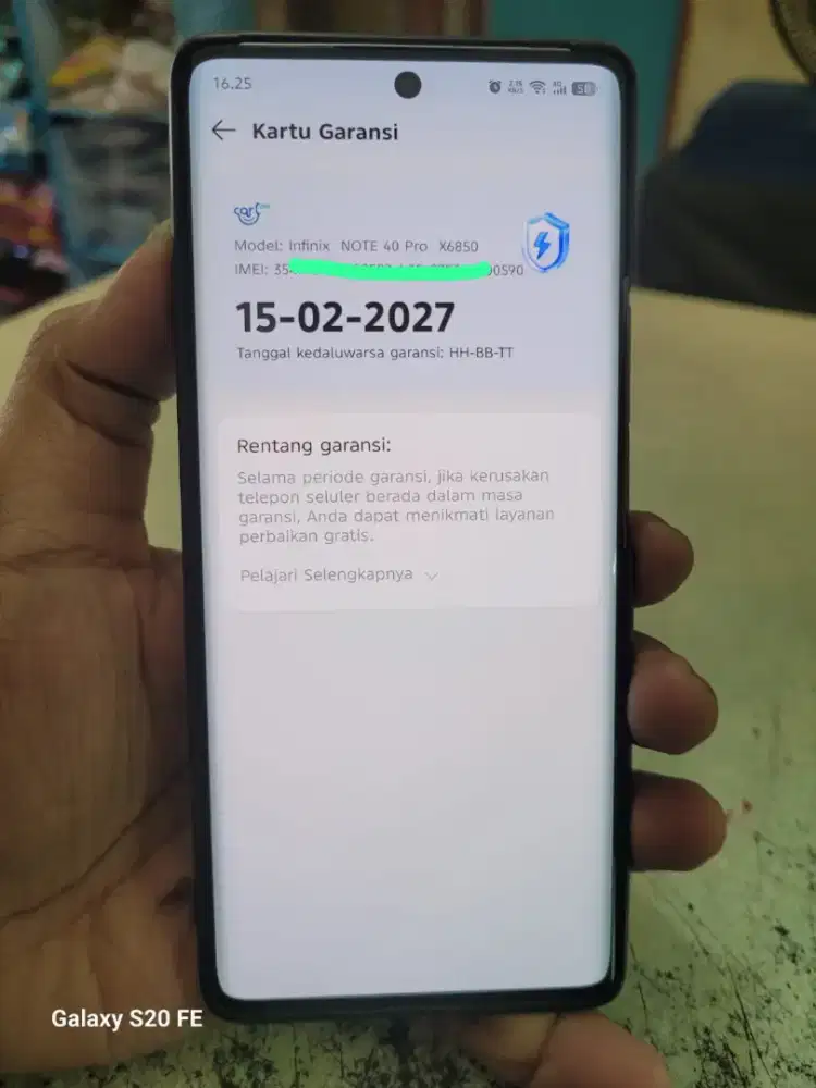 Infinix Note 40 Pro bisa tt