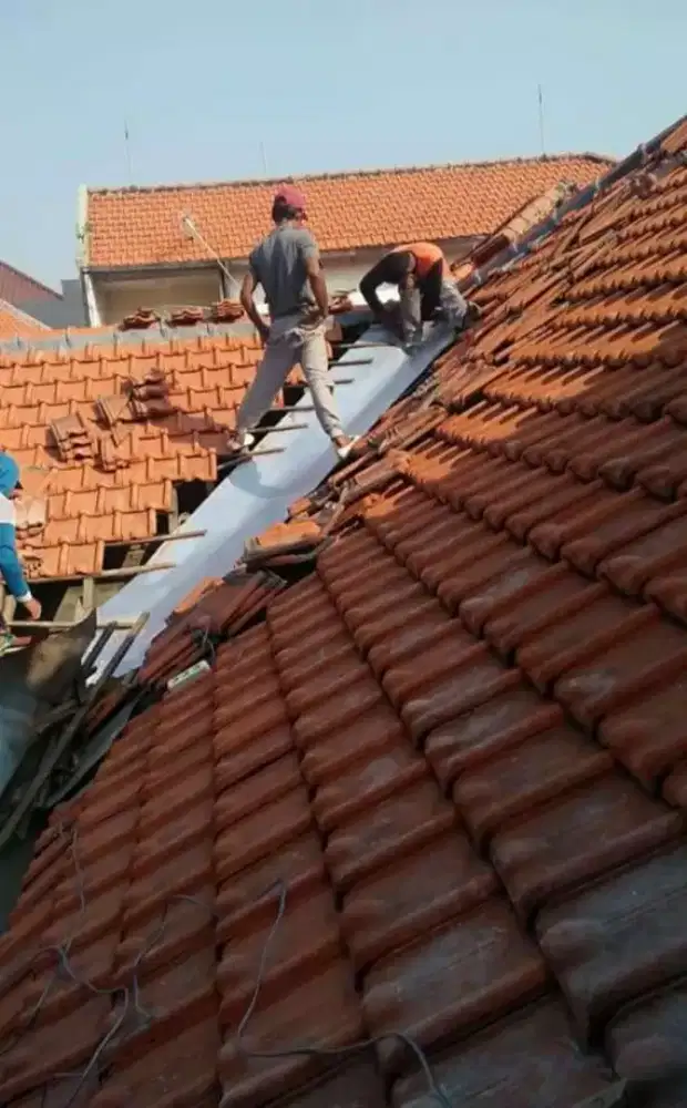 Tukang cat dinding dan atap genteng retak, plafon gipsum, plafon pvc,