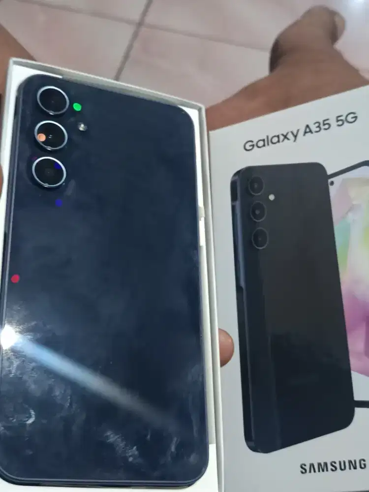 Jual samsung a35 5g 8/256 fullset mulus
