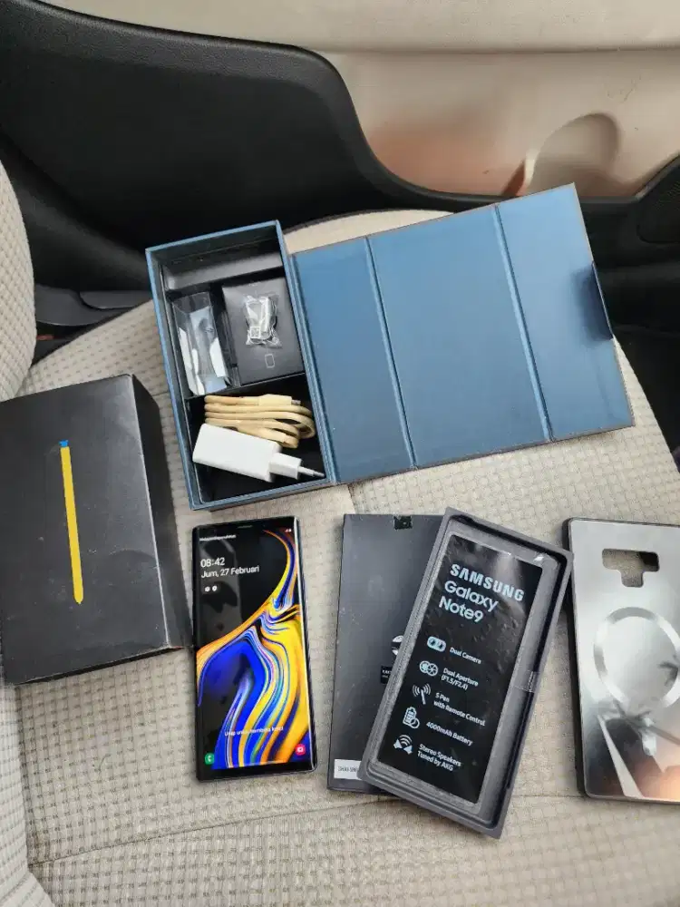 Samsung Galaxy Note 9 Ocean Blue 6/128GB Fullset Mulus Normal