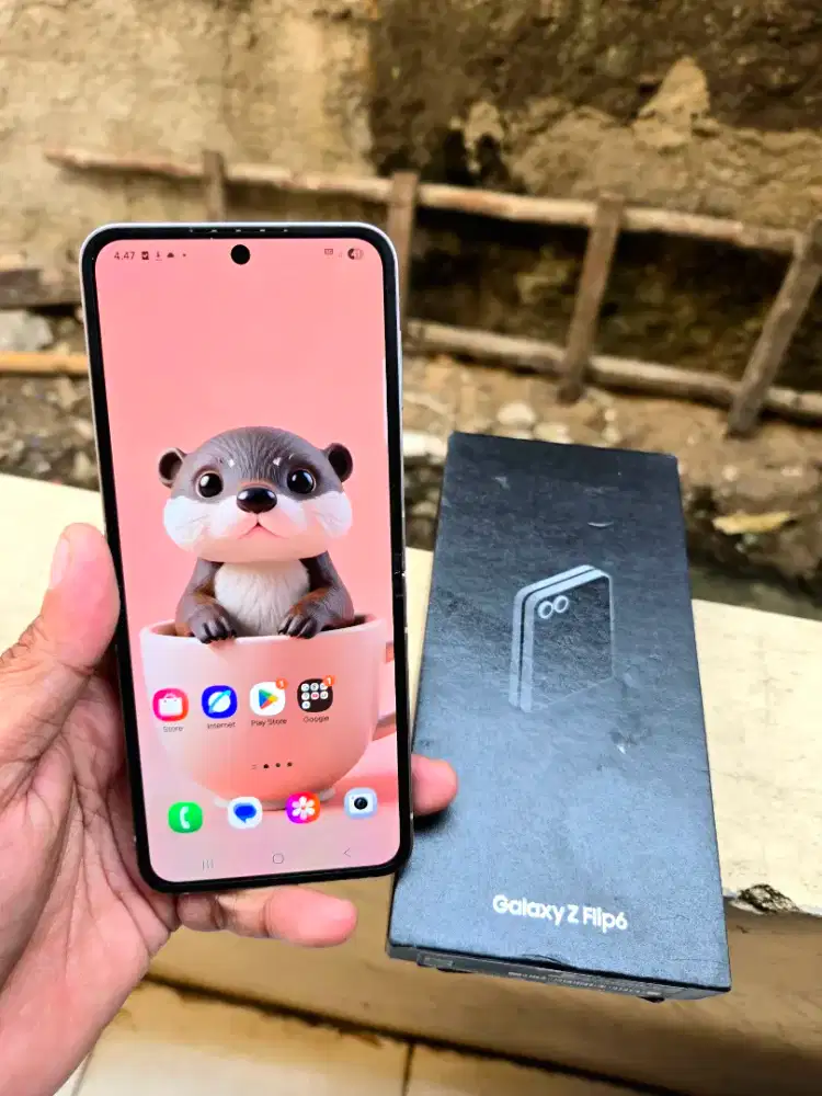 SAMSUNG Z FLIP 6 FULLSET VARIAN RAM 12/512 LCD AMAN NO MINUS