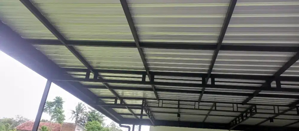 Kanopi dijogja besi dan stainless