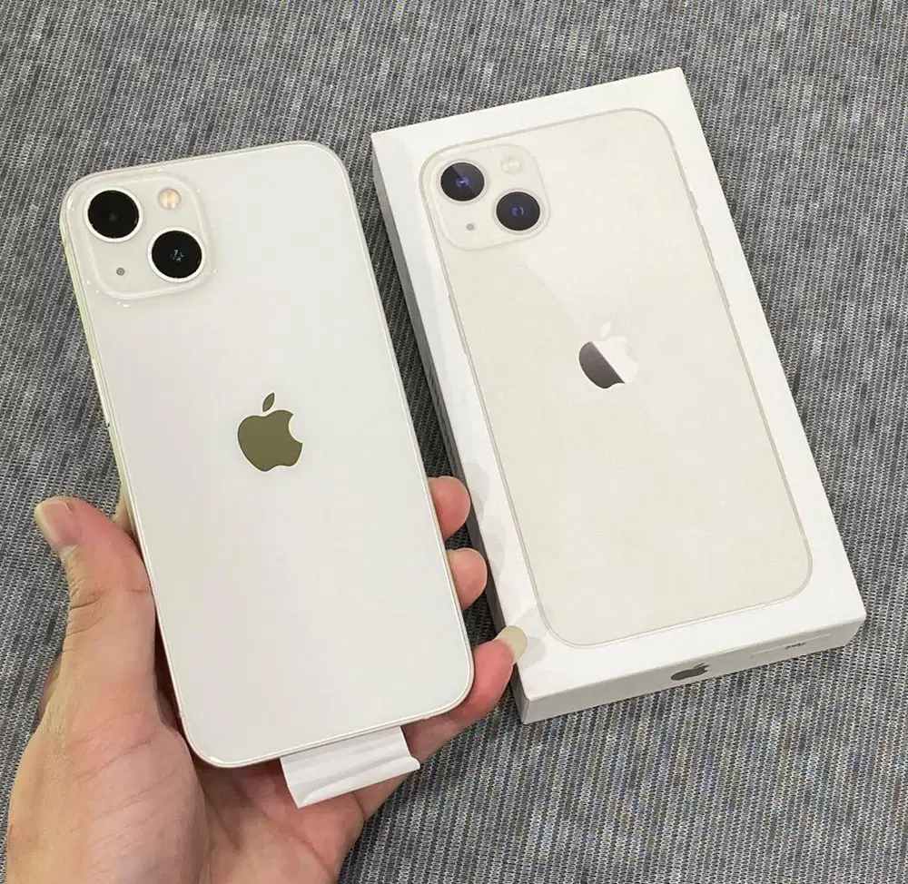 iPhone 13 256GB Starlight Resmi iBox like new