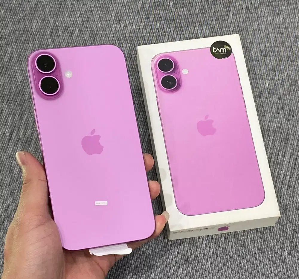 iPhone 16 Plus 128GB Pink Resmi iBox