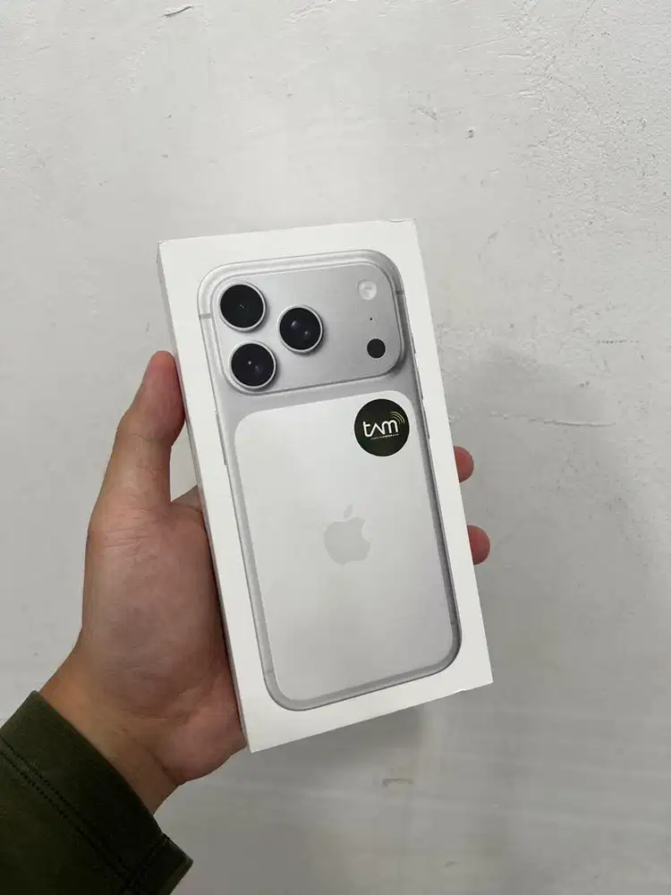 iPhone 17 Pro 256gb Silver New Garansi Resmi iBox