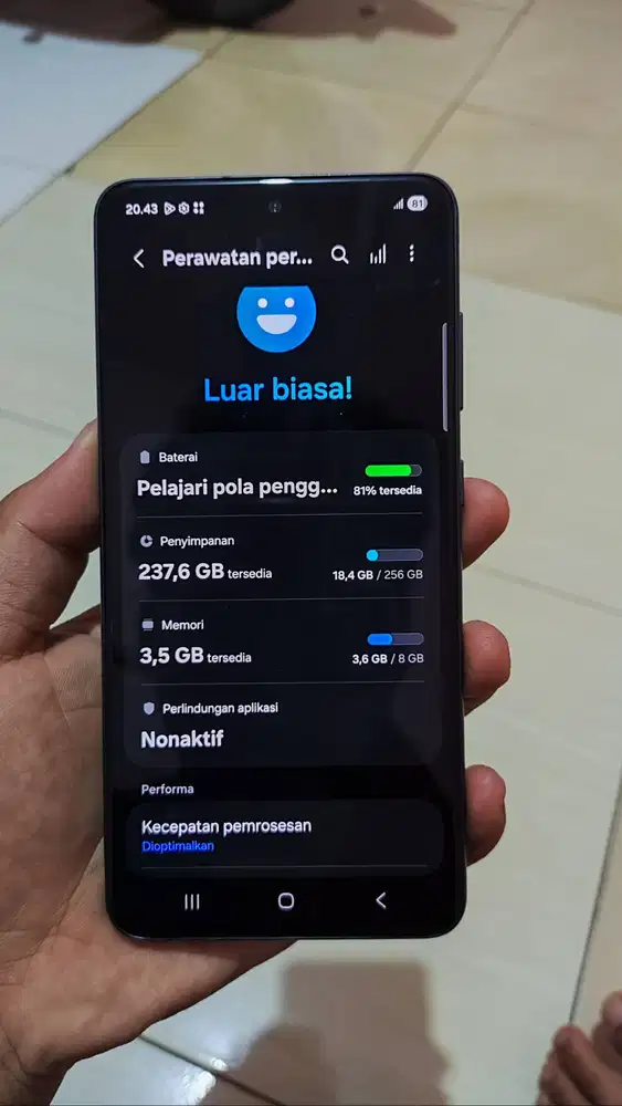 Fokus jual hp Samsung S21 FE 5G