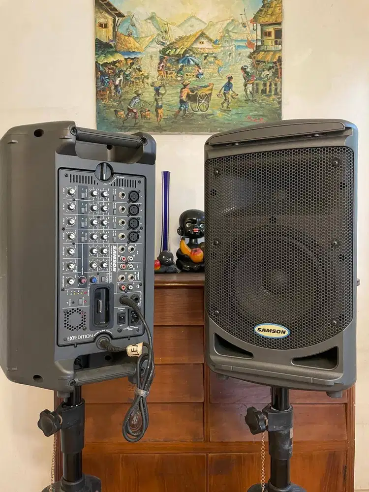 Portable PA System (Speaker dengan Power Amplifier)
