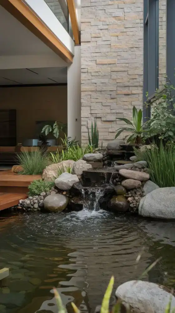 Jasa pembuatan kolam minimalis kolam ikan koi kolam relif dll #5