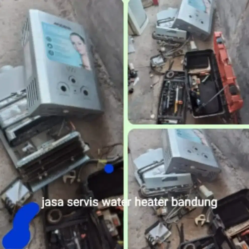 Service water heater, kompor gas, kulkas, mesin cuci, dispenser,Ac