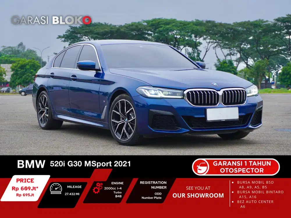 BMW 520i G30
MSport B48 2021