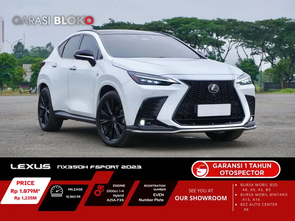 Lexus NX350h Hybrid
Facelift F-Sport 2023 / 2024