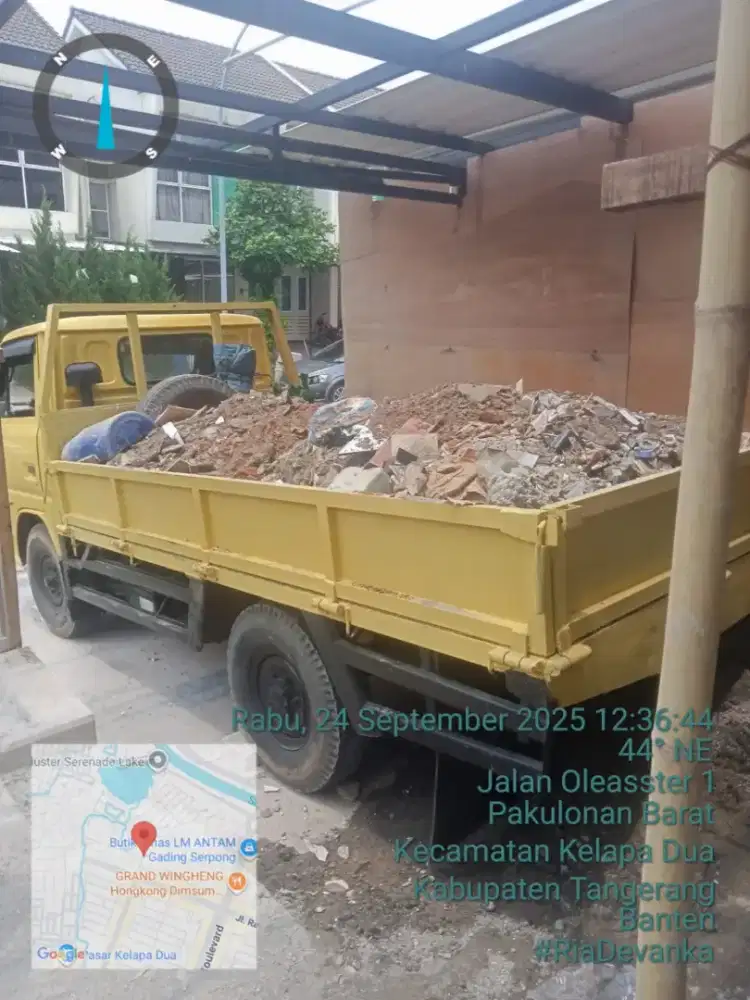 angkut puing dan urugan puing tangerang