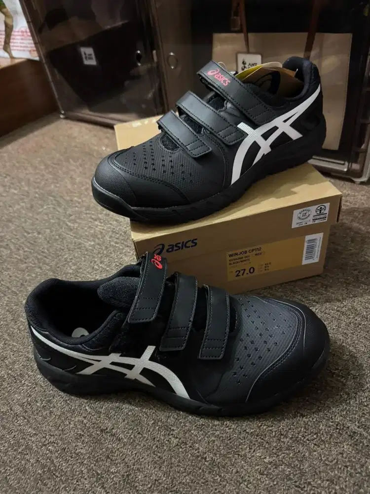sepatu safety asics winjob cp112