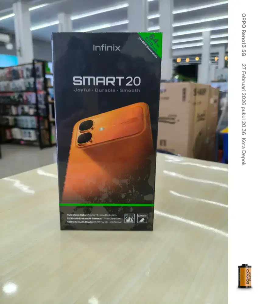 Infinix Smart 20 4GB/64GB Garansi Resmi